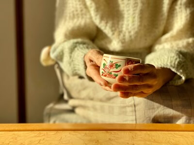 ゆっくりお茶を飲みながら世間話をする時が幸せ