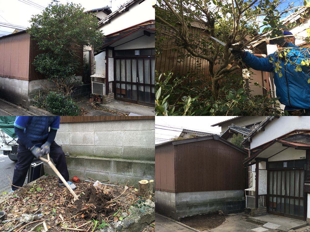 庭木草の伐採